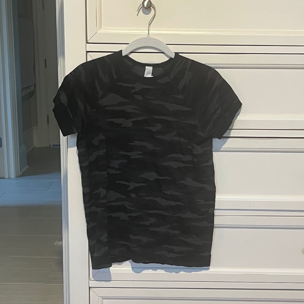 ATHLETA GIRL Camo Power Up Tee Athletic Shirt